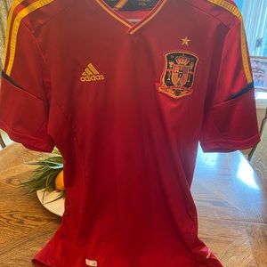 adidas Spain Authentic Home Jersey 2020